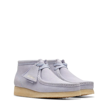 Clarks Originals Womens Wallabee Boot Cloud Grey Suede - Parasol Store