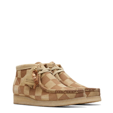 Clarks Originals Womens Wallabee Boot Maple Check Clarks Originals