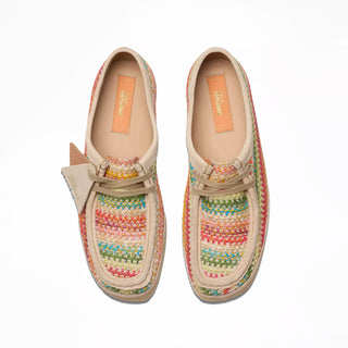 Clarks Originals Womens Wallabee Multi Raffia - Parasol Store