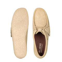 Clarks Originals Womens Wallabee Shoes Maple Suede - Parasol Store