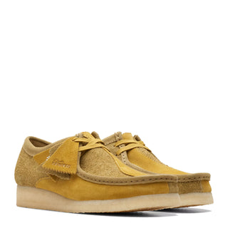 Clarks Originals Wallabee Shoe Olive Combination - Parasol Store