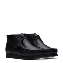 Clarks Wallabee Boot Black Leather
