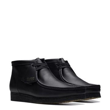 Clarks Wallabee Boot Black Leather
