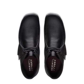 Clarks Wallabee Boot Black Leather