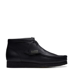 Clarks Wallabee Boot Black Leather