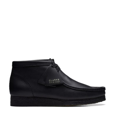 Clarks Wallabee Boot Black Leather