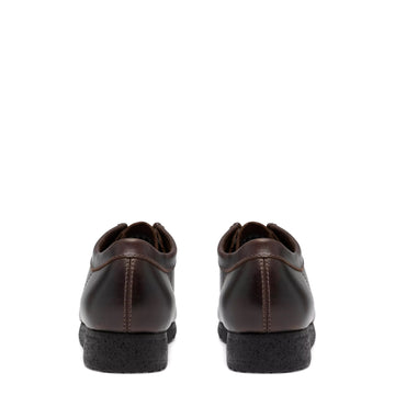 Clarks Wallabee Shoe Dark Brown Leather