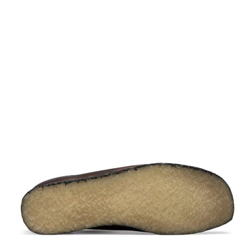 Clarks Wallabee Shoe Dark Brown Leather