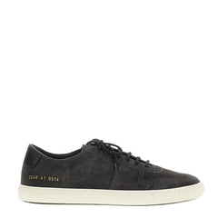 Common Projects BBall Slim Deconstructed Suede Trainer Off Black