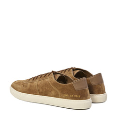 Common Projects BBall Slim Deconstructed Suede Trainer Taupe