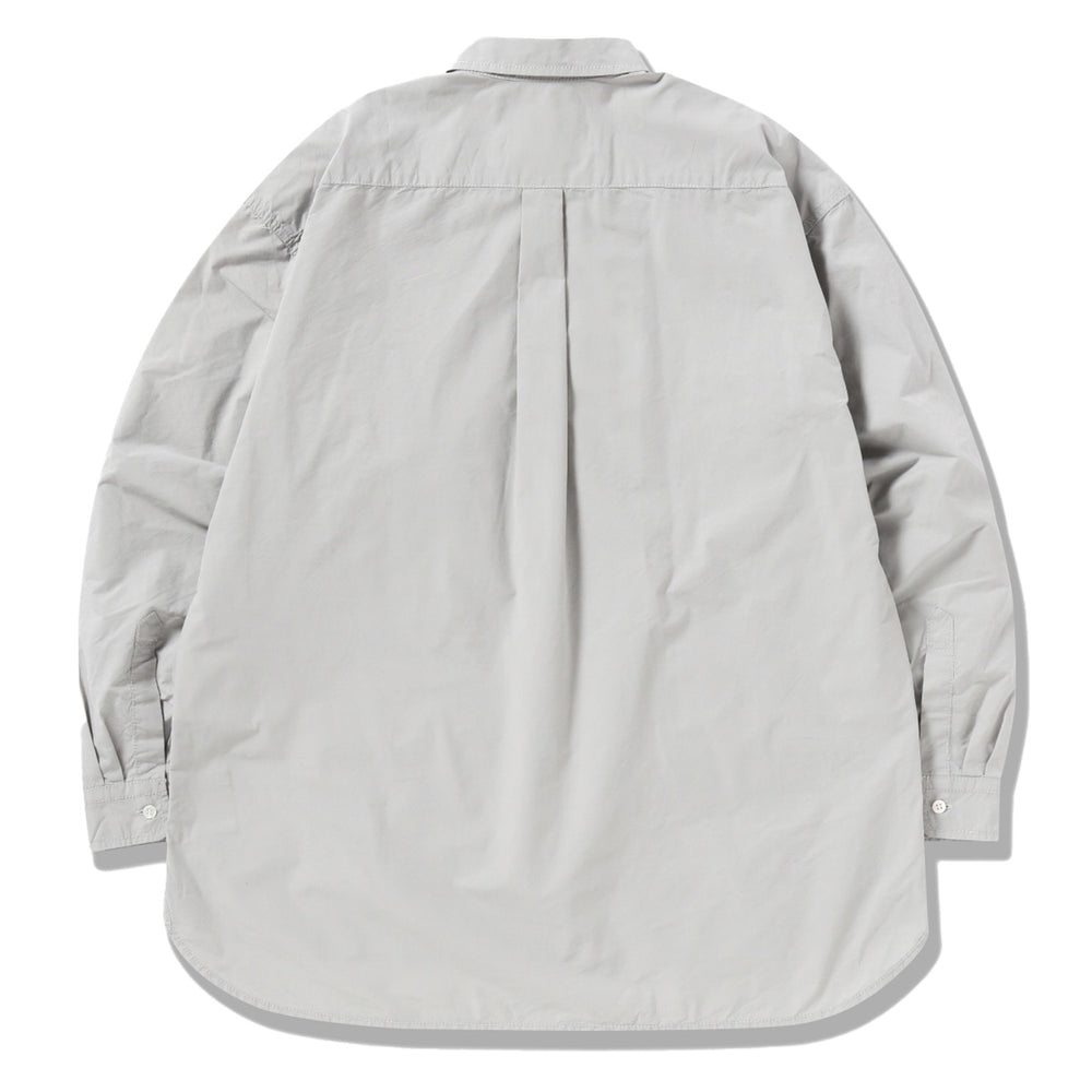 And Wander Cordura Typewriter L/S Over Shirt Light Grey And Wander