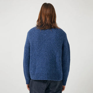Corridor Alpaca Crewneck Knit Indigo - Parasol Store