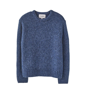 Corridor Alpaca Crewneck Knit Indigo - Parasol Store