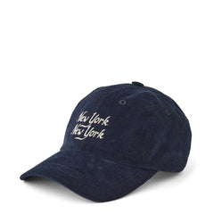 Corridor Corduroy Script NY NY Cap Navy - Parasol Store