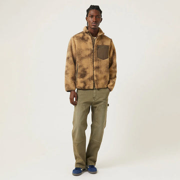 Corridor Oak Fleece Zip Brown - Parasol Store