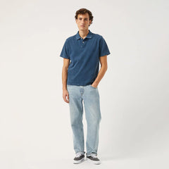Corridor Pique Polo S/S Shirt Navy - Parasol Store