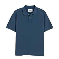 Corridor Pique Polo S/S Shirt Navy - Parasol Store