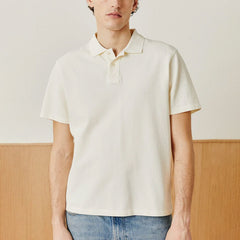 Corridor Pique Polo S/S Shirt White - Parasol Store