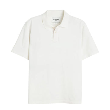 Corridor Pique Polo S/S Shirt White - Parasol Store