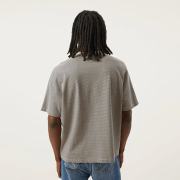 Corridor Stripe S/S Tee Navy - Parasol Store