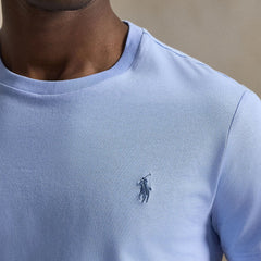 Polo Ralph Lauren Custom Slim Fit Jersey Crewneck T-Shirt Blue Lagoon - Parasol Store