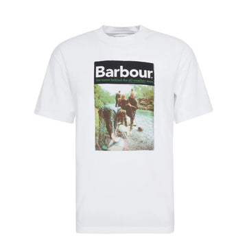 Barbour All-Weather Graphic Fit T-Shirt White
