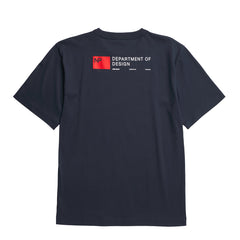 Norse Projects Holger Organic Department Print T-Shirt Dark Navy