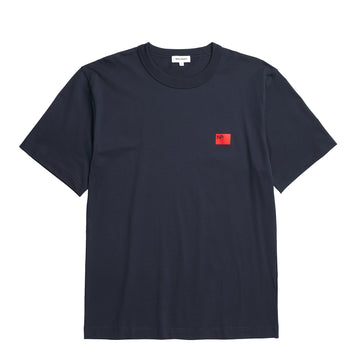 Norse Projects Holger Organic Department Print T-Shirt Dark Navy