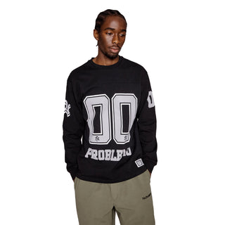 No Problemo NP00 Sports Cotton L/S Jersey Black - Parasol Store
