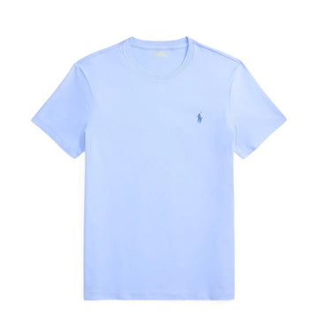 Polo Ralph Lauren Custom Slim Fit Jersey Crewneck T-Shirt Blue Lagoon - Parasol Store