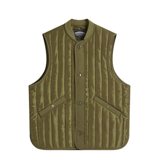 Frizmworks Stripe Quilted Mil Liner Vest Olive - Parasol Store