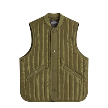 Frizmworks Stripe Quilted Mil Liner Vest Olive - Parasol Store