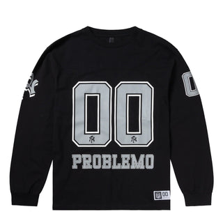 No Problemo NP00 Sports Cotton L/S Jersey Black - Parasol Store