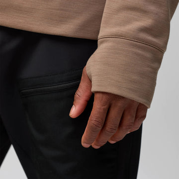 Fjallraven Keb Fleece Crew Neck Black - Parasol Store