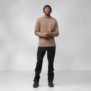 Fjallraven Keb Fleece Crew Neck Black - Parasol Store