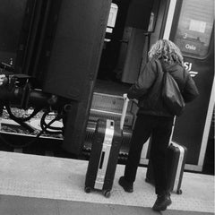 DB Ramverk Pro Check-in Luggage Medium Silver