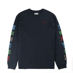 Damson Madder Winter Solstice L/S Tee Charcoal - Parasol Store