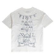 Damson Madder Afternoon Tea Boyfriend Tee White