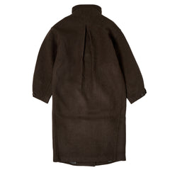 Damson Madder Agnes Wool Coat Chocolate Choc