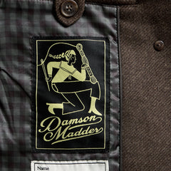 Damson Madder Agnes Wool Coat Chocolate Choc