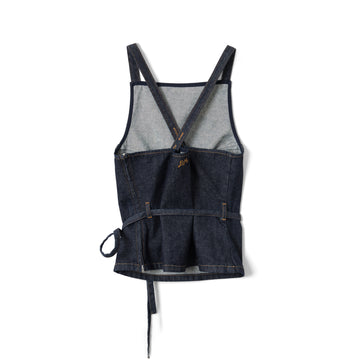 Damson Madder Annabelle Apron Top Indigo