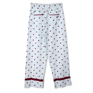 Damson Madder Antonella Pyjama Set Polka Dot Blue