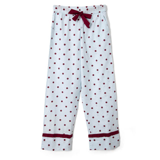 Damson Madder Antonella Pyjama Set Polka Dot Blue