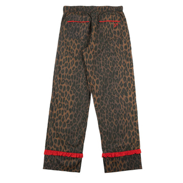 Damson Madder Antonia Pyjama Set Dark Leopard / Red - Parasol Store
