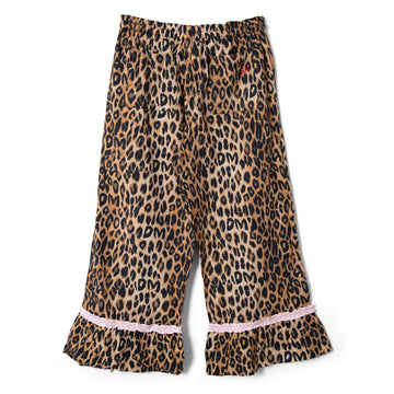 Damson Madder Antonia Pyjama Set Dark Leopard / Red