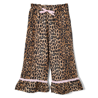 Damson Madder Antonia Pyjama Set Dark Leopard / Red