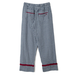 Damson Madder Antonia Pyjama Set Navy Gingham