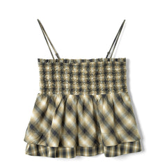 Damson Madder Azalea Cami Mix Check Cardamon