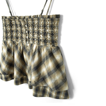 Damson Madder Azalea Cami Mix Check Cardamon