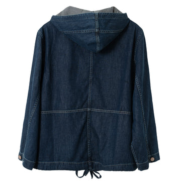 Damson Madder Briar Hoodie Neptune Wash - Parasol Store